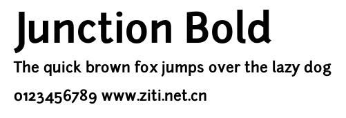 Junction Bold.otf字體轉換器圖片
