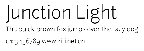 Junction Light.otf字體轉換器圖片