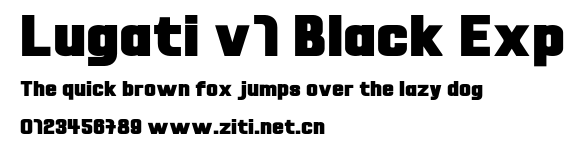 Lugati v1 Black Exp.otf字體轉換器圖片