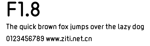 F1.8.otf字體轉換器圖片
