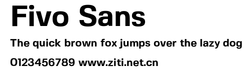 Fivo Sans.otf字體轉換器圖片