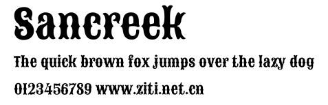 Sancreek.ttf