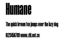 Humane.otf字體轉換器圖片