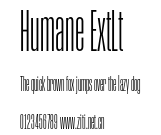 Humane ExtLt.otf字體轉換器圖片