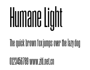 Humane Light.otf字體轉換器圖片