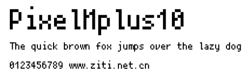 PixelMplus10.ttf字體轉換器圖片