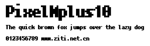 PixelMplus10.ttf字體轉換器圖片