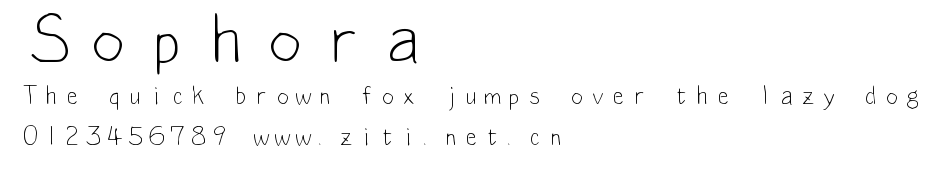 Sophora.ttf字體轉換器圖片