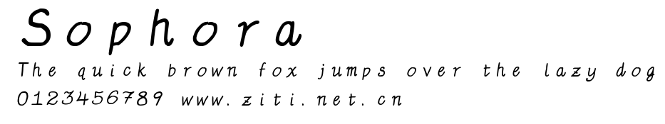 Sophora.ttf字體轉換器圖片