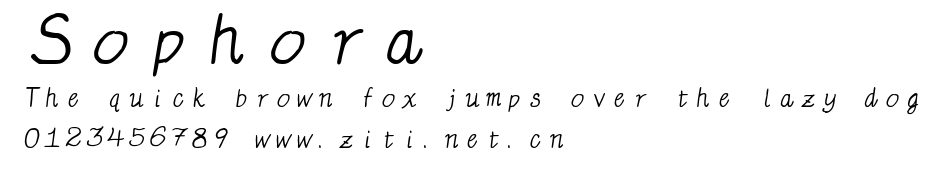 Sophora.ttf字體轉換器圖片