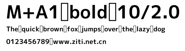 M+A1 bold 10/2.0.otf
