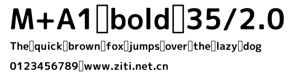 M+A1 bold 35/2.0.otf