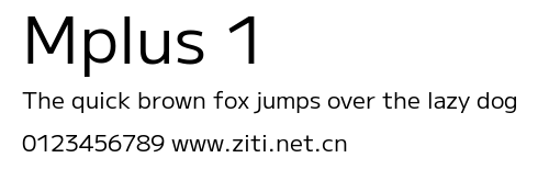 Mplus 1.ttf字體轉換器圖片