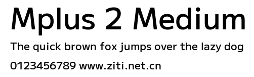 Mplus 2 Medium.ttf字體轉換器圖片