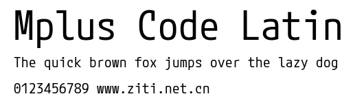 Mplus Code Latin.ttf字體轉換器圖片