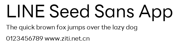 LINE Seed Sans App.ttf字體轉換器圖片