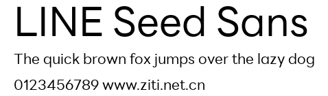 LINE Seed Sans.ttf字體轉換器圖片