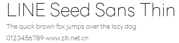 LINE Seed Sans Thin.ttf字體轉換器圖片