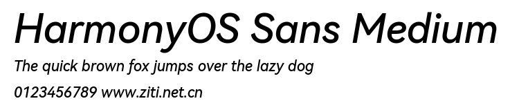 HarmonyOS Sans Medium.ttf字體轉換器圖片