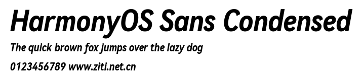 HarmonyOS Sans Condensed.ttf字體轉換器圖片