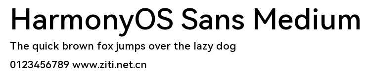 HarmonyOS Sans Medium.ttf字體轉換器圖片