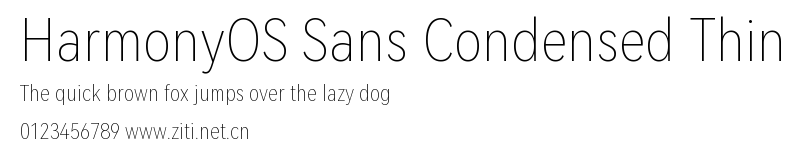 HarmonyOS Sans Condensed Thin.ttf