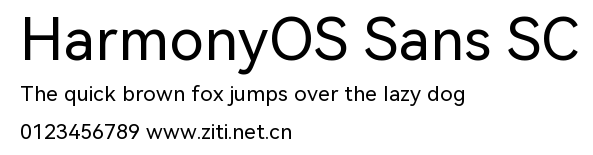 HarmonyOS Sans SC.ttf字體轉換器圖片