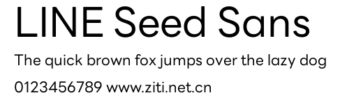 LINE Seed Sans.otf字體轉換器圖片