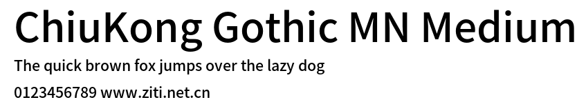 ChiuKong Gothic MN Medium.otf