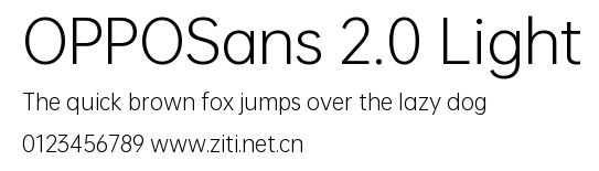 OPPOSans 2.0 Light.ttf