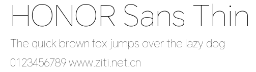 HONOR Sans Thin.ttf