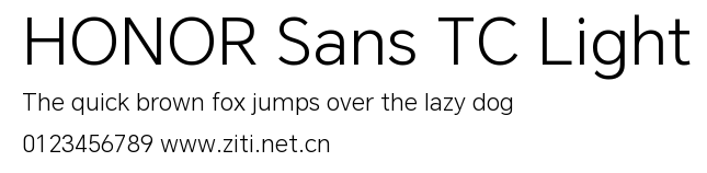HONOR Sans TC Light.ttf