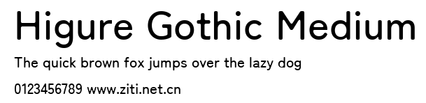 Higure Gothic Medium.ttf