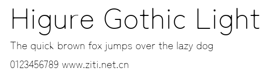 Higure Gothic Light.ttf