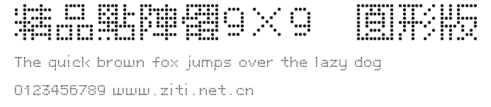 精品點陣體9×9　圓形版.ttf