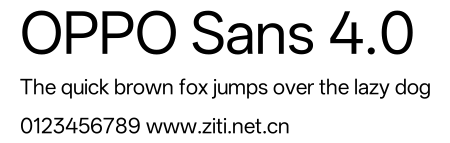 OPPO Sans 4.0.ttf字體轉換器圖片