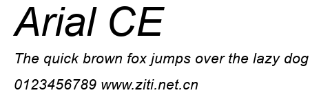 Arial CE.ttf字體轉換器圖片
