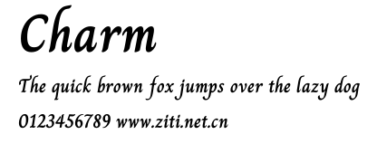 Charm.ttf字體轉換器圖片