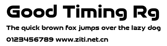 Good Timing Rg.ttf字體轉換器圖片