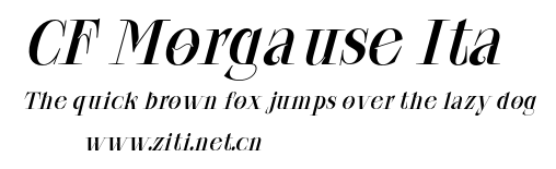 CF Morgause Ita.otf字體轉換器圖片