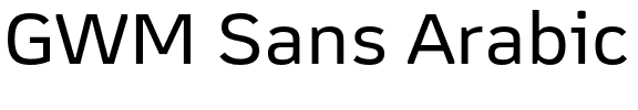 GWM Sans Arabic UI.otf字體轉換器圖片