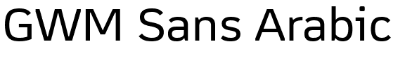 GWM Sans Arabic UI.ttf字體轉換器圖片