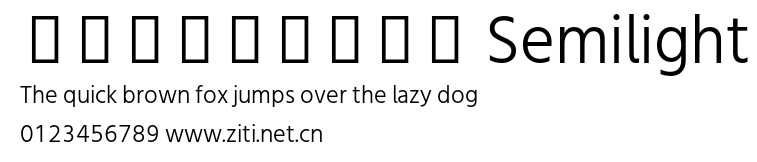 源暎ユニバーサンズ Semilight.otf字體轉換器圖片
