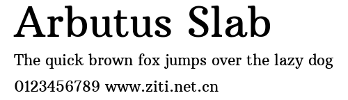 Arbutus Slab.ttf