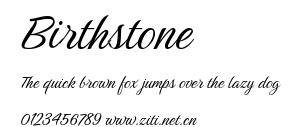 Birthstone.ttf