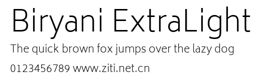 Biryani ExtraLight.ttf