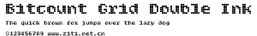 Bitcount Grid Double Ink.ttf字體轉換器圖片
