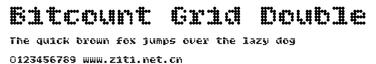 Bitcount Grid Double.ttf字體轉換器圖片