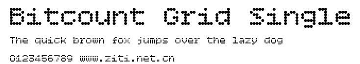Bitcount Grid Single.ttf字體轉換器圖片