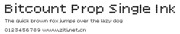 Bitcount Prop Single Ink.ttf字體轉換器圖片